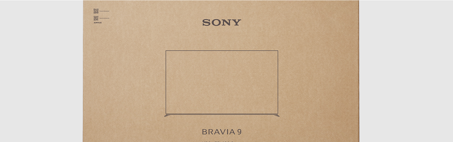 האריזה החיצונית של Bravia.