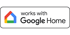 סמלי לוגו עבור 'עובד עם Ok Google' ועבור 'עובד עם Alexa'‏