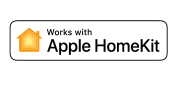 לוגו של 'עובד עם Apple HomeKit'