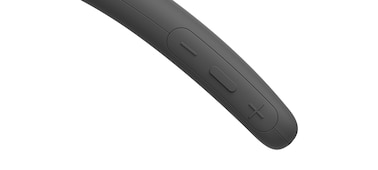 Close-up of the volume button on the SRS-NB10 Wireless Neckband Speaker