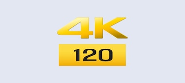 לוגו של 4K/120fps