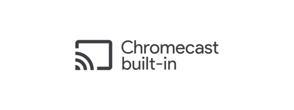 לוגו של Chromecast built-in