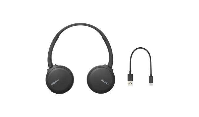 אוזניות WH-CH510 עם כבל USB