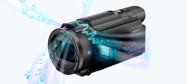 תמונה של מצלמת AX43 4K Handycam®‎ עם חיישן Exmor R™ CMOS