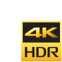 סמל 4K HDR
