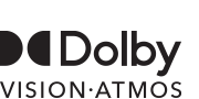 לוגו של Dolby Vision ו-Atmos