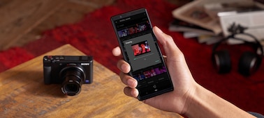 שלח סרטונים לטלפון החכם שלך בכל מקום בעזרת Imaging Edge Mobile