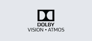 סמלי Dolby Vision ו-Dolby Atmos