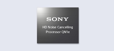 הלוגו של שבב QN1e של מעבד ביטול הרעשים באיכות HD של Sony