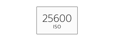 גרפיקה של 25600‎ ISO