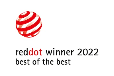 סמל של זוכה בפרס Best of the Best של Reddot לשנת 2022