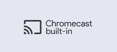 לוגו של Chromecast מובנה