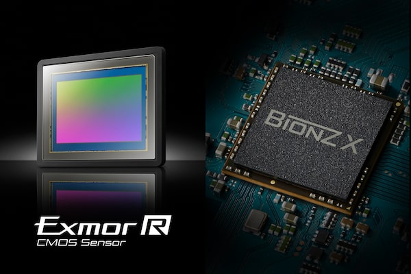 חיישן Exmor R™ CMOS ומנוע עיבוד תמונה BIONZ X™‎