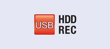 סמל USB HDD REC