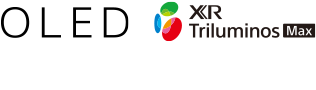 סמלי לוגו של OLED ו-XR Triluminos Pro+‎