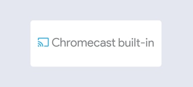 סמל של Chromecast built-in