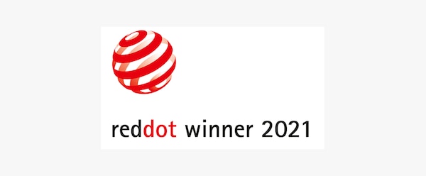 Red Dot winner 2021 best of the best logo awarded to Xperia PRO