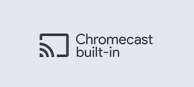 לוגו של Chromecast built-in